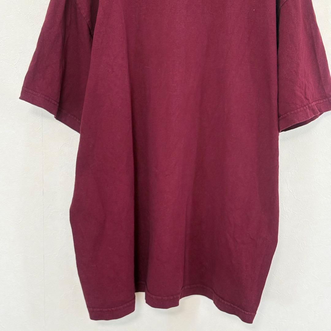 INDEPENDENT Tシャツ【XL】ボルドー メキシコ製 NHS