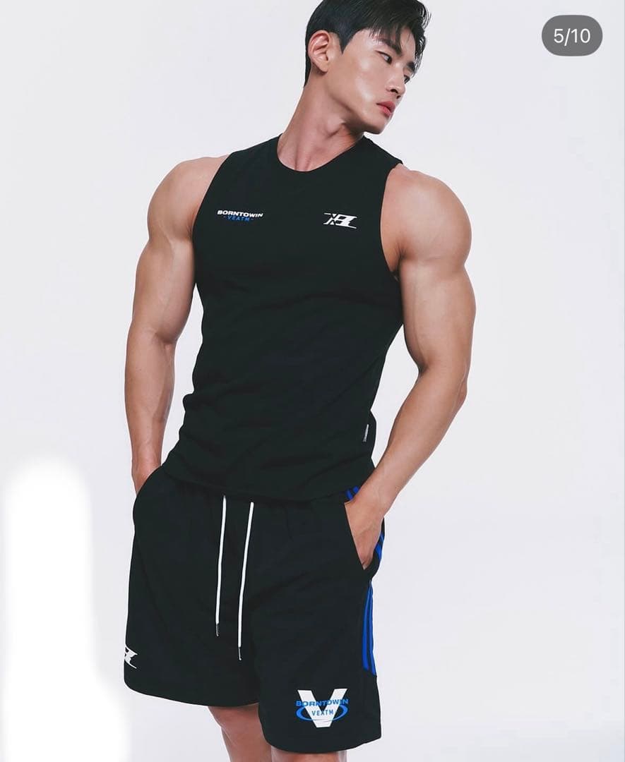 born to win VEATM ビートム　Tシャツ　ハーフパンツ