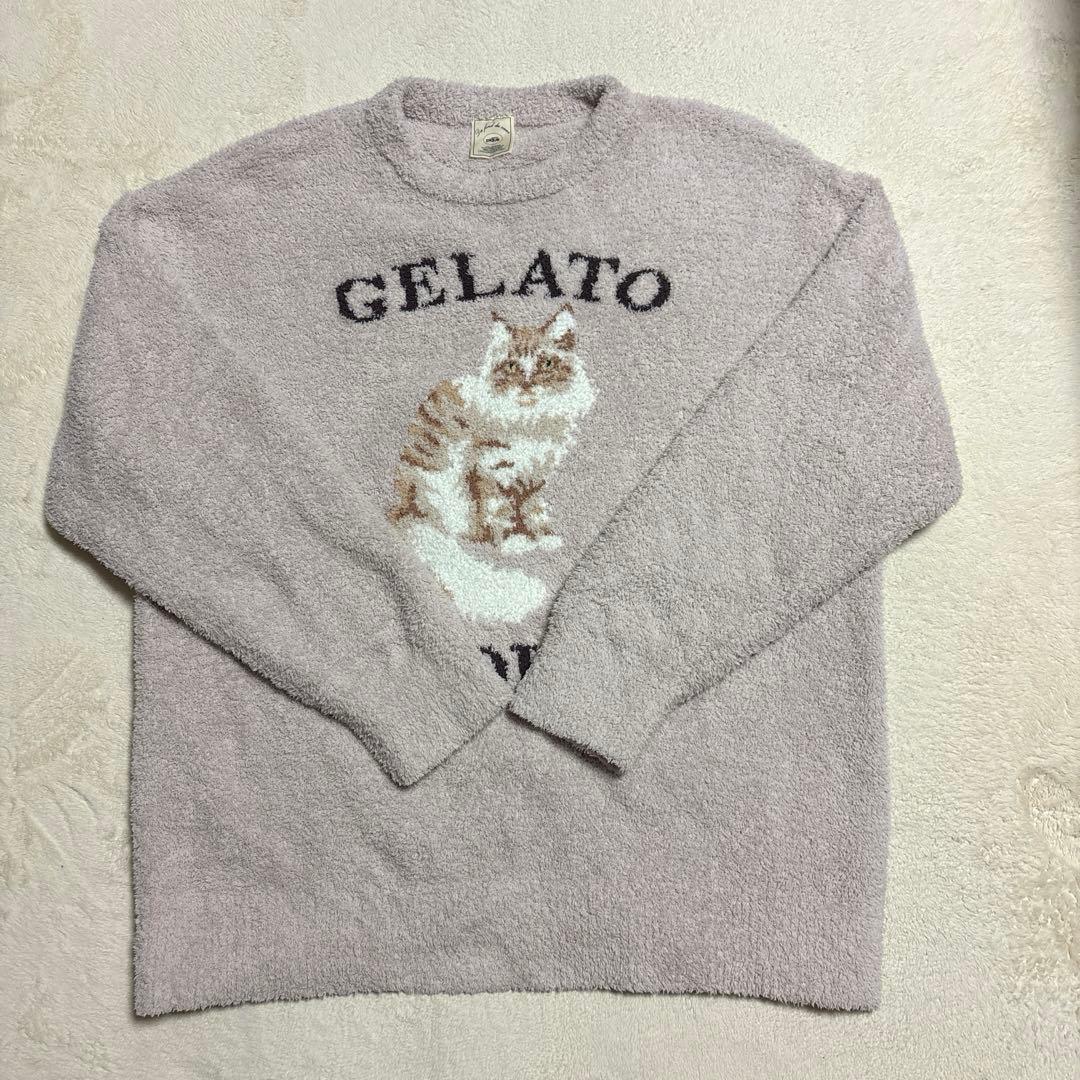 CAT&DOGジャガードプルオーバー　gelatopique ジェラートピケ