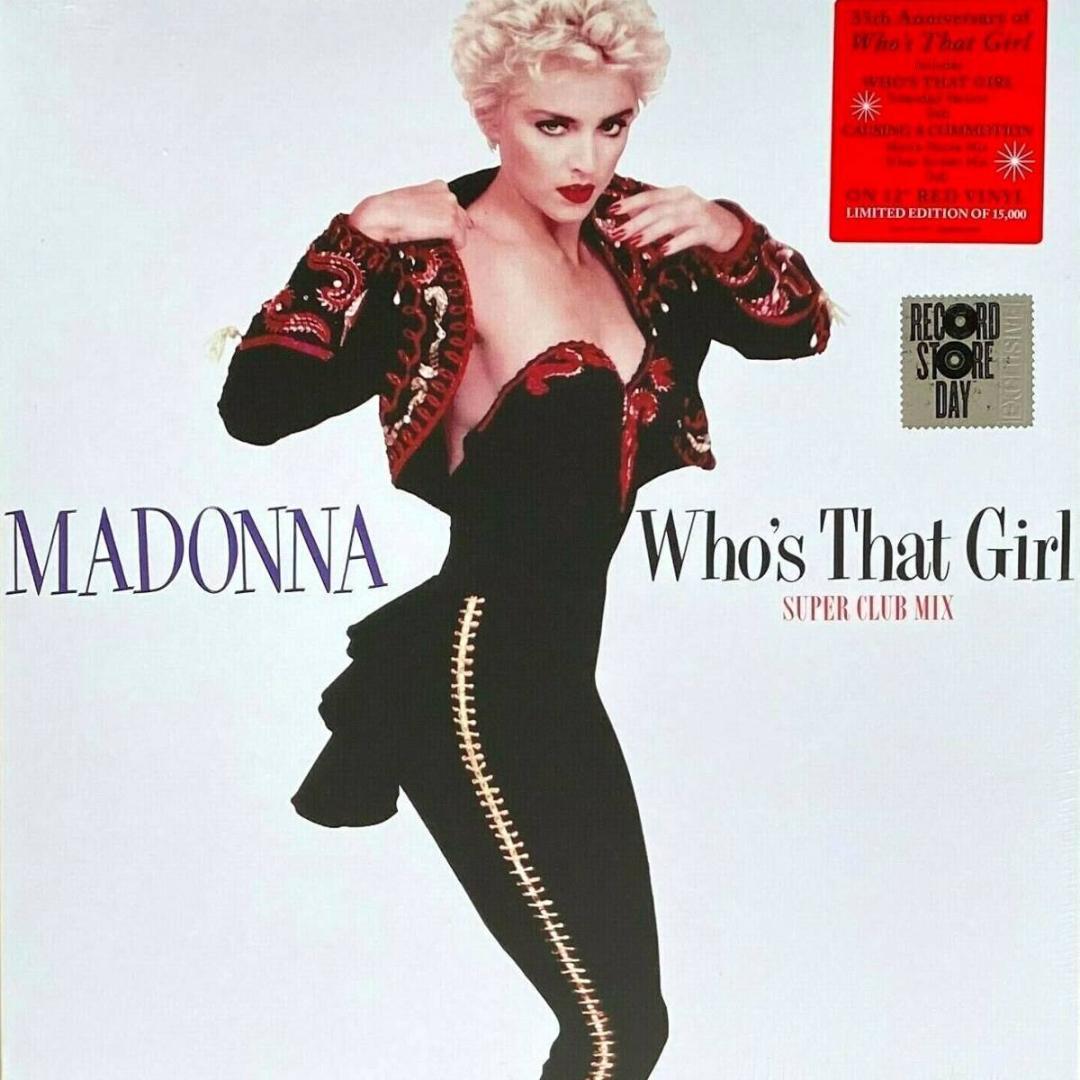 新品　マドンナ　Who's That Girl EP　RSD 限定カラーレコード