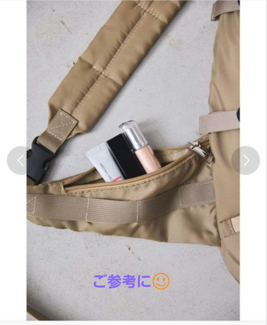◆un/ neu アン ノイ 撥水マルチアウトポケットムーン◆ボディバッグ
