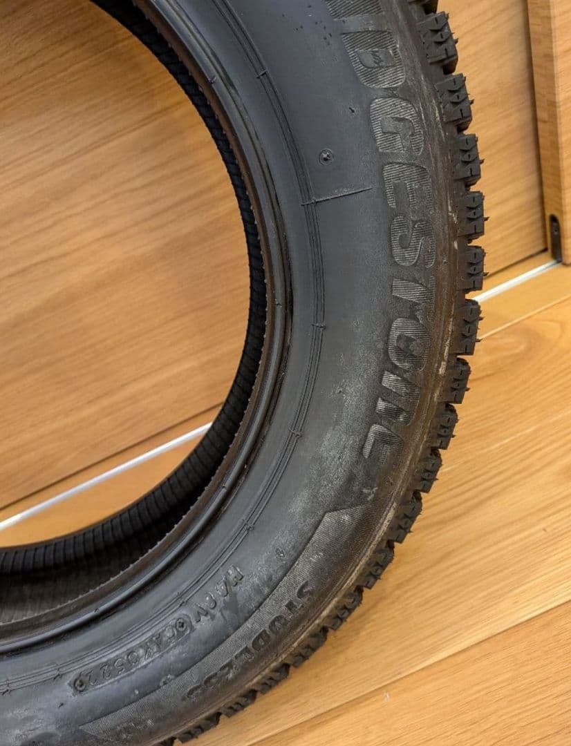 美品★ブリヂストン ブリザック 155/65R14 1本のみ 2022年 溝9分