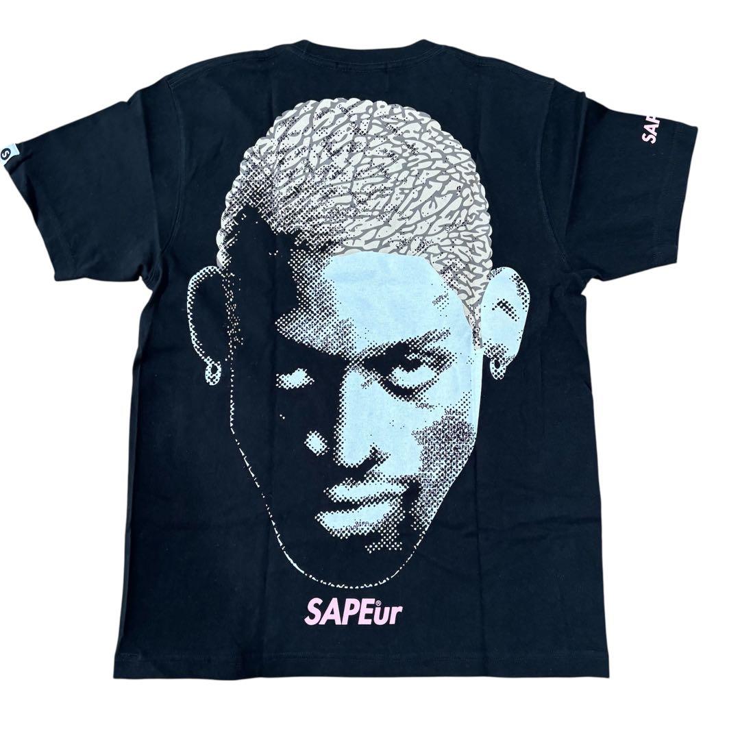【美品】SAPEur サプール アニマルロゴ Tシャツ ブラック Mサイズ