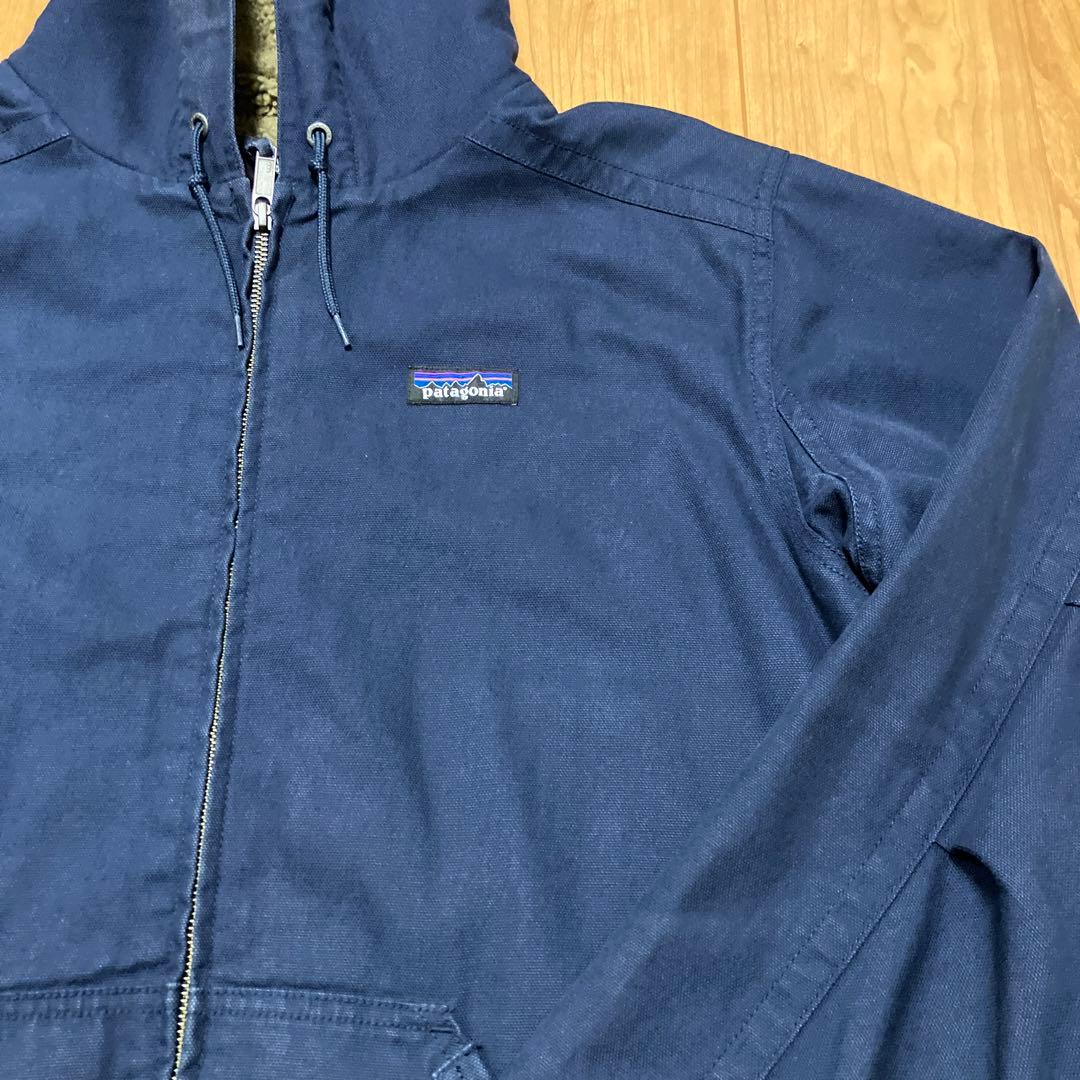 廃盤　Patagonia ラインドキャンバスフーディ　 焚き火ジャケット L