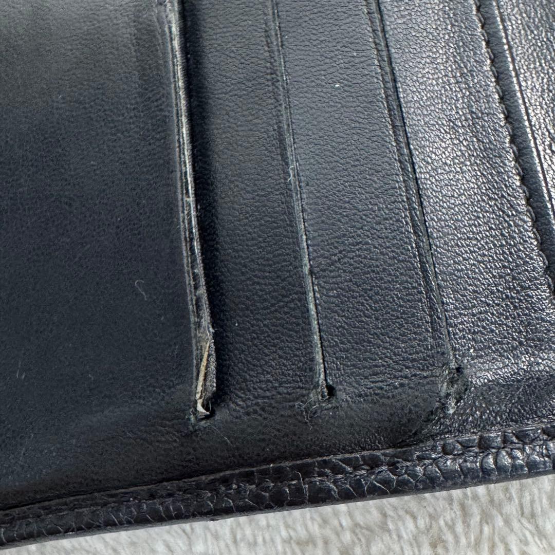 シャネル　CHANEL 財布　ウォレット　キャビアスキン　ブラック