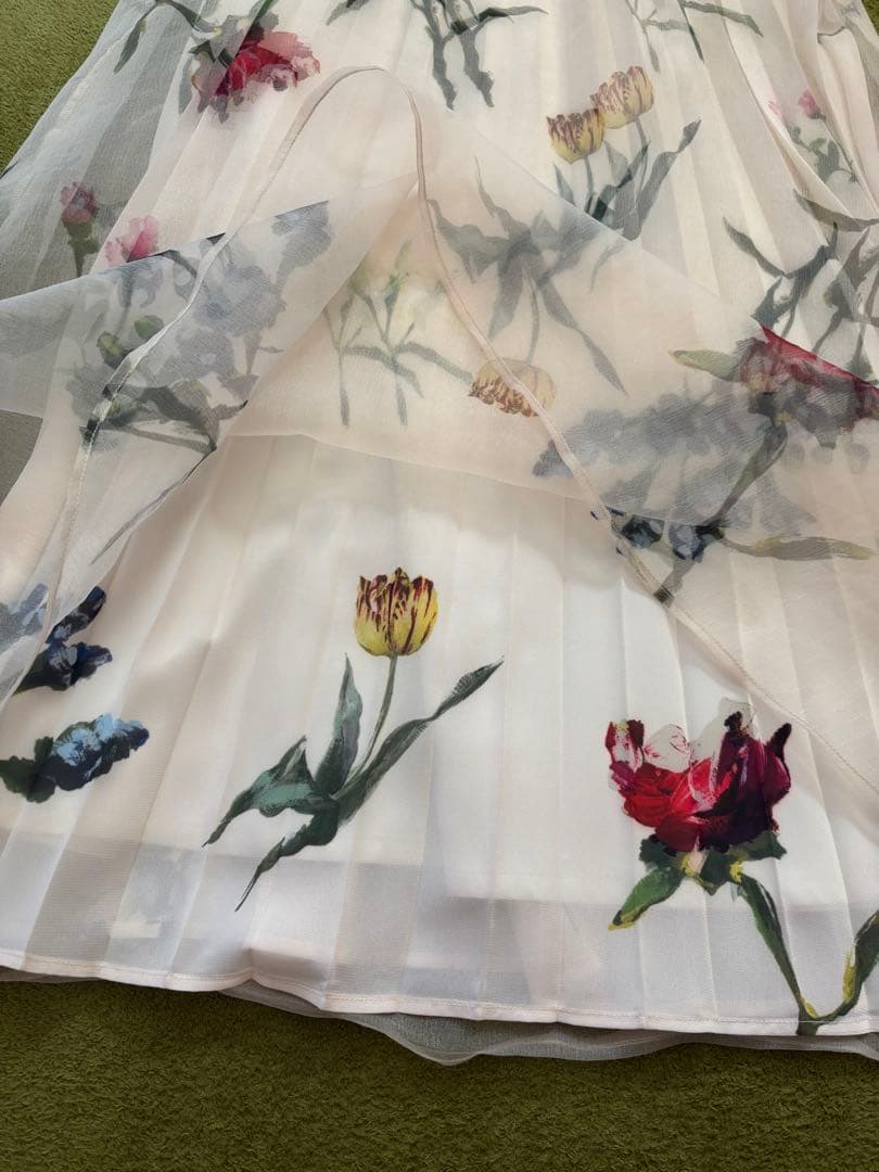 AMERI SOFIA ORGANZA LAYERED SKIRT★M