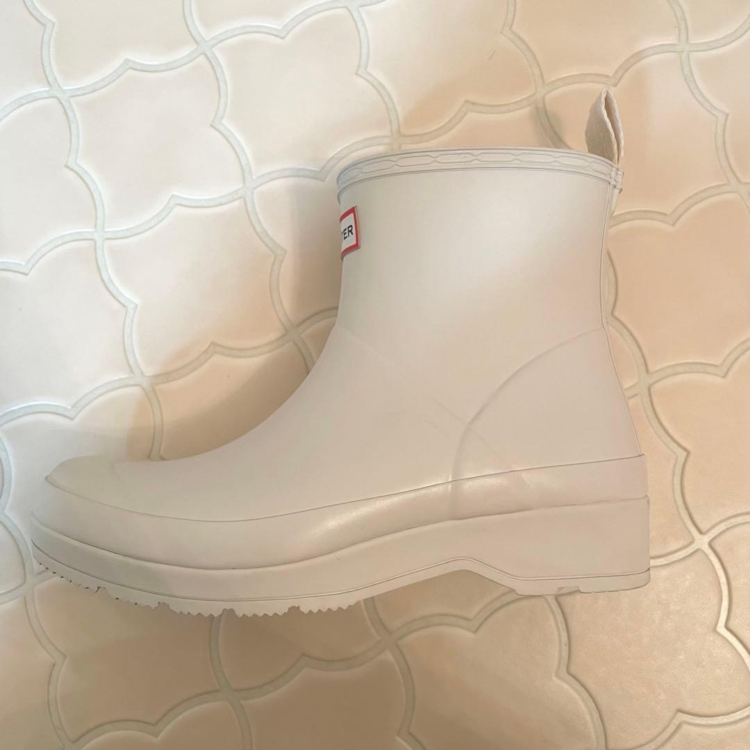 ✨美品✨ハンター HUNTER レインブーツショートドットバックストラップブーツ