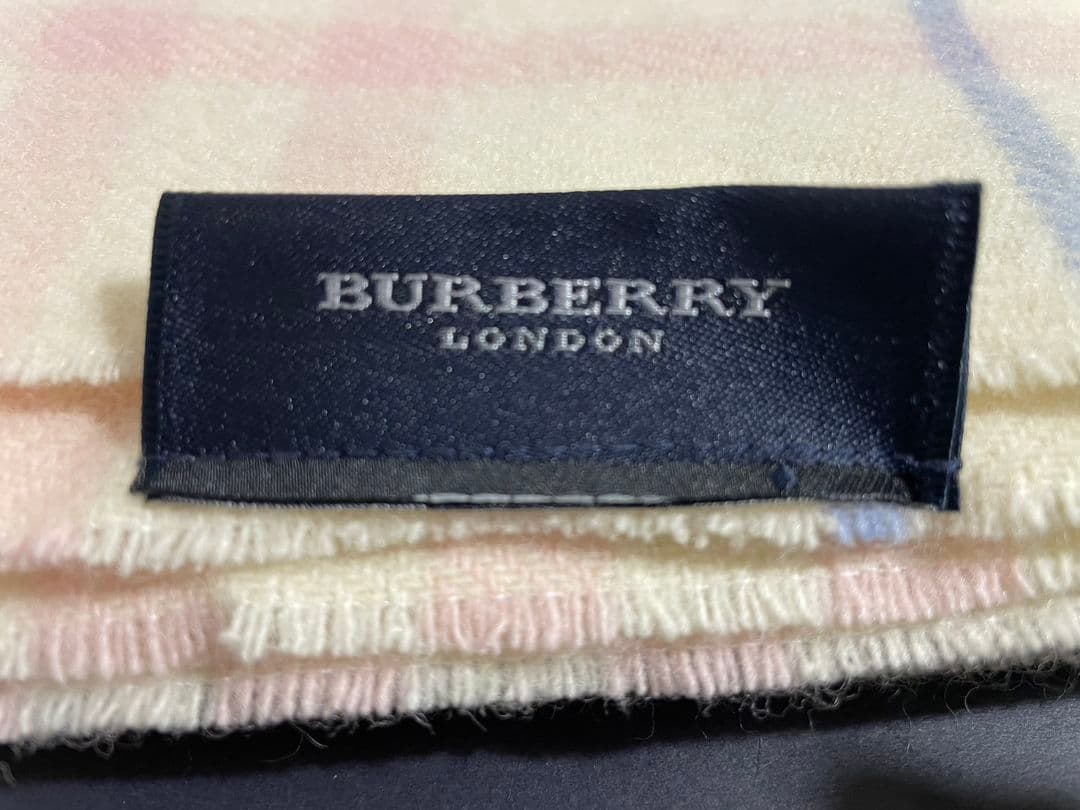 BURBERRY バーバリー ウールチェックブランケット