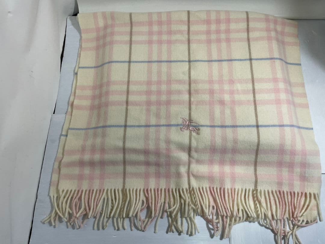 BURBERRY バーバリー ウールチェックブランケット