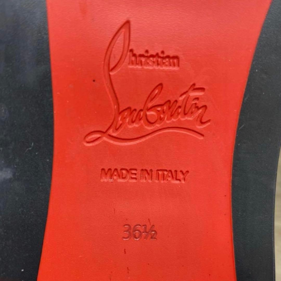 クリスチャンルブタン　36.5 capahutta ラインスタッズ　ブーツ