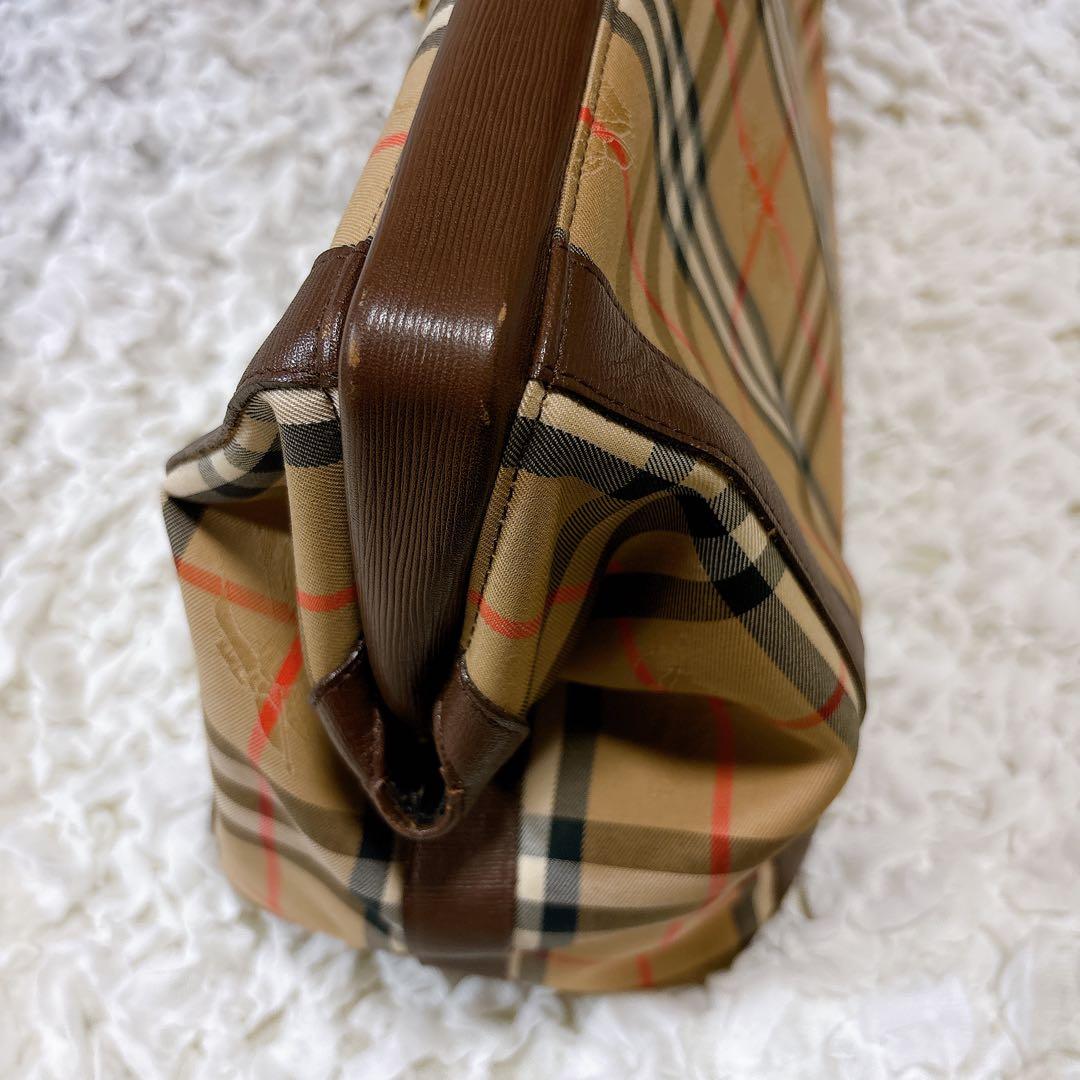 Burberrys ノバチェック ボストンバッグ ノバチェック シャドーホース