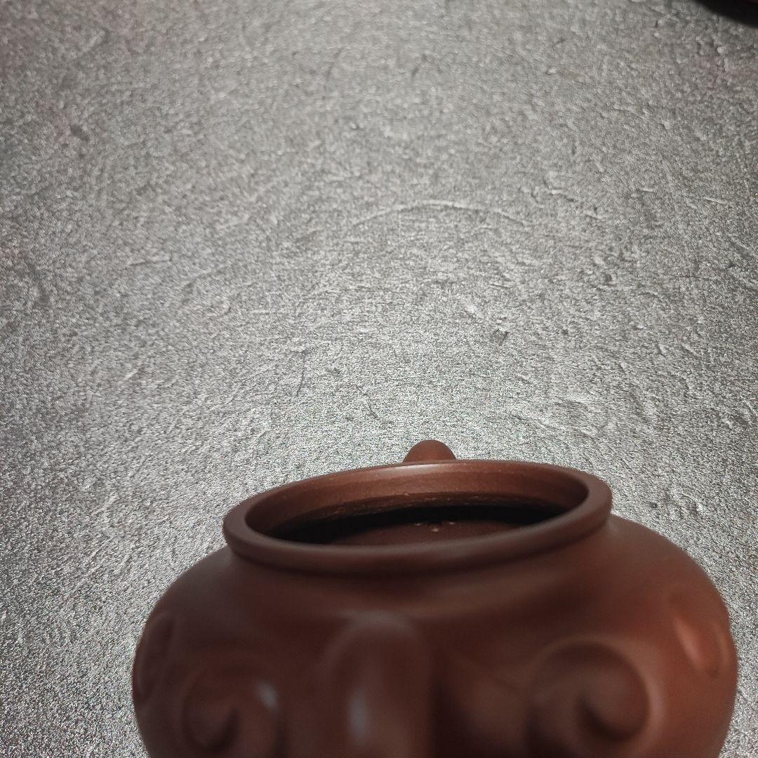 急須　朱泥　唐物　紫砂　茶道具　底刻有　中国宜興