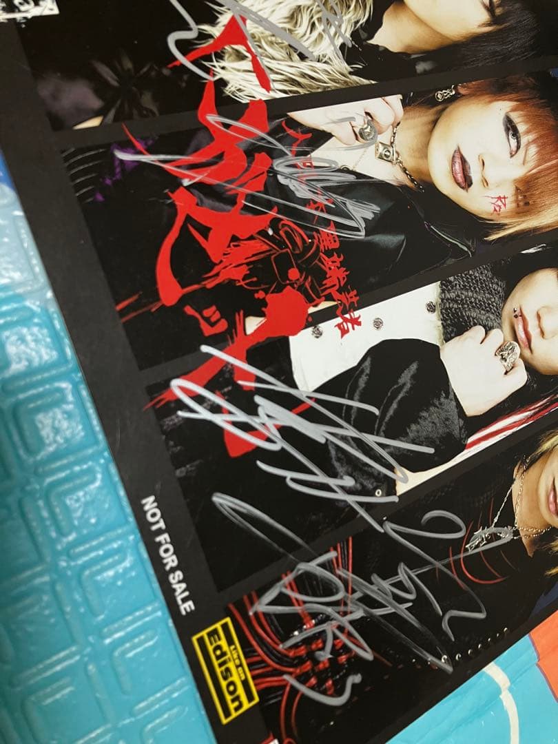 GazettE reila サイン入りポストカード