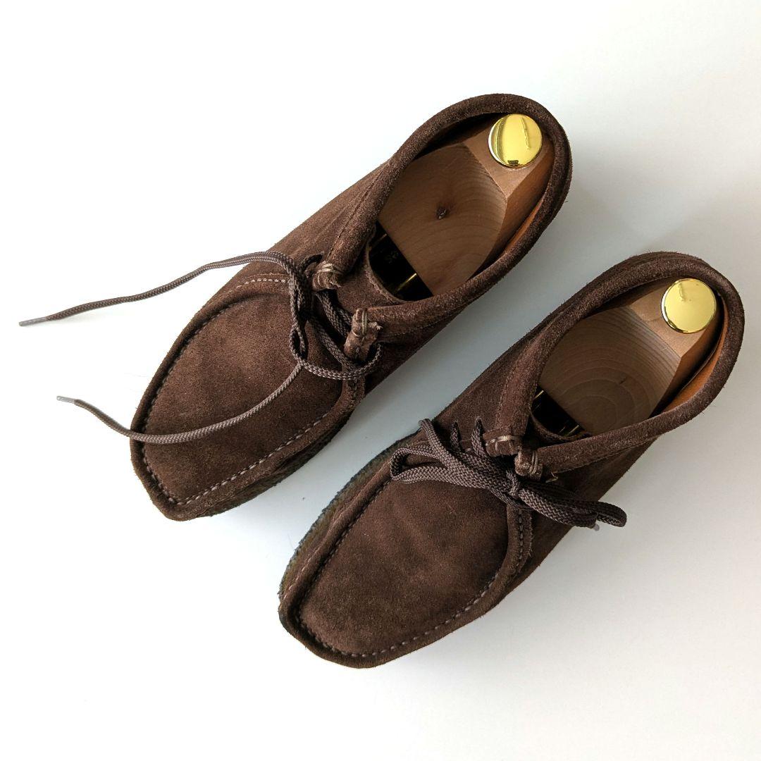 Padmore&Barnes P404 スエード UK6 ダークブラウン