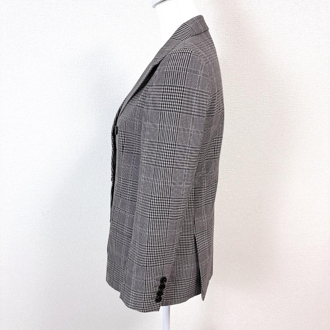 美品】 UNITED ARROWS ロングダブルジャケット 34 グレンチェック