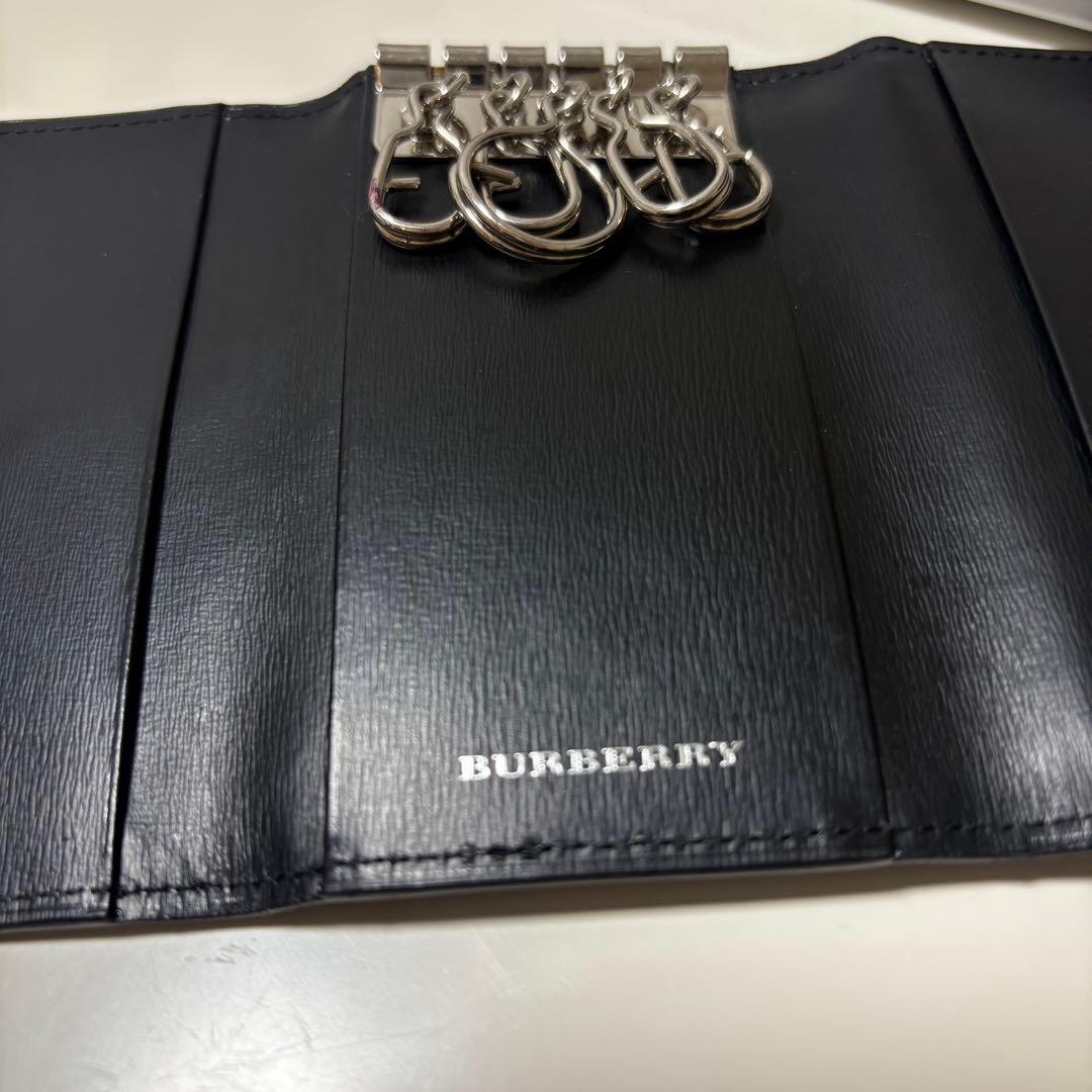 BURBERRY バーバリー 5連キーケース ブラック