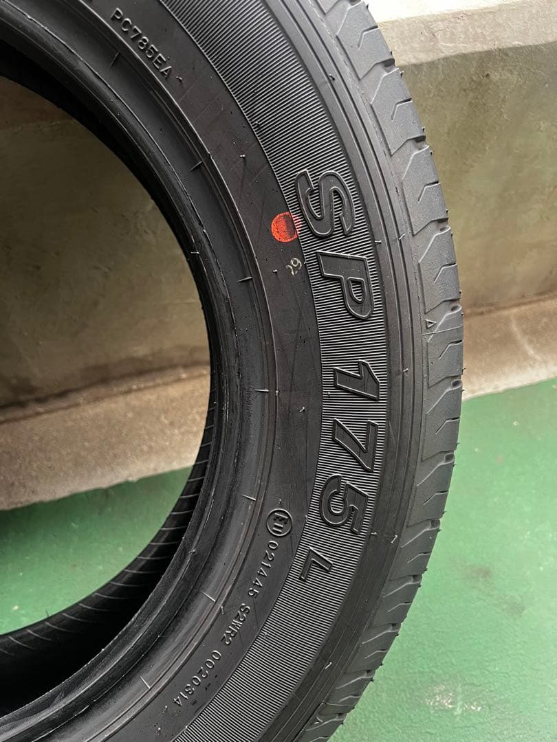 【新車外し：純正タイヤ】155/80R14 88/86N 4本 プロボックス