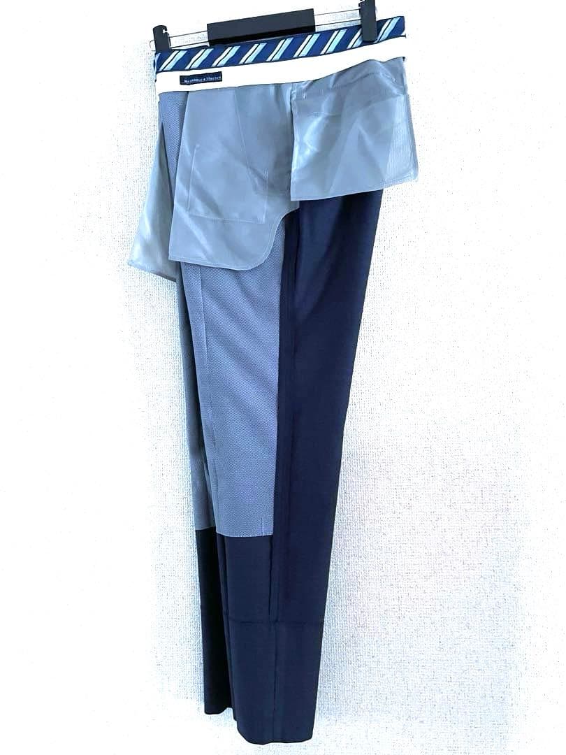 【極美品】LLサイズORIHICAストレッチネイビー スーツ⭐️4523⭐️