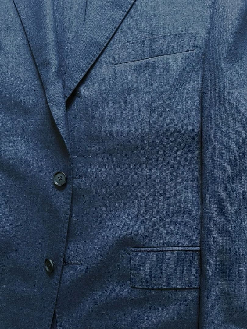 【極美品】LLサイズORIHICAストレッチネイビー スーツ⭐️4523⭐️