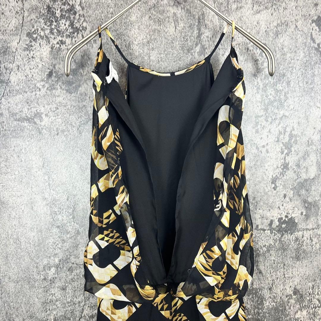 DIANE von FURSTENBERG チェーンリンク シルク ワンピース