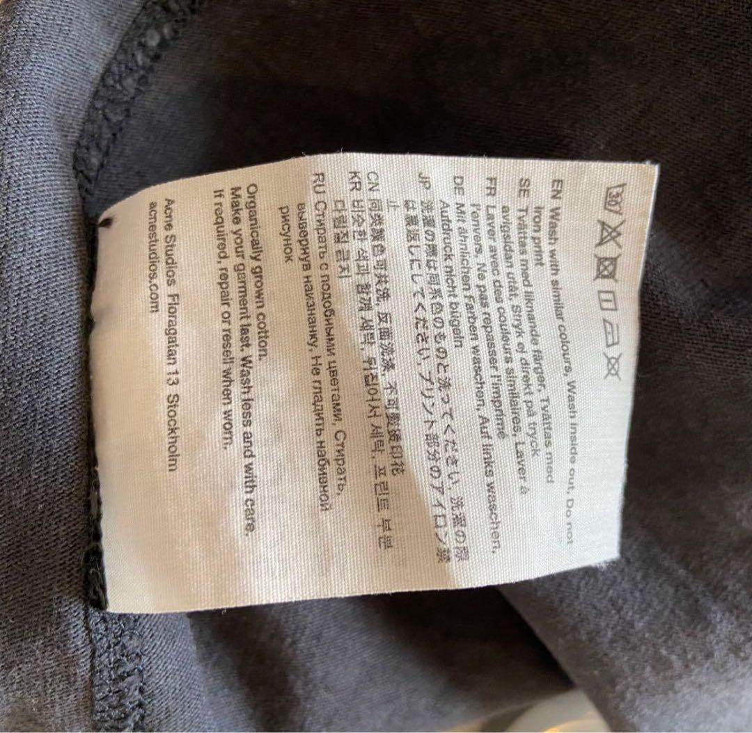 Acne Studios ブラック 半袖Tシャツ