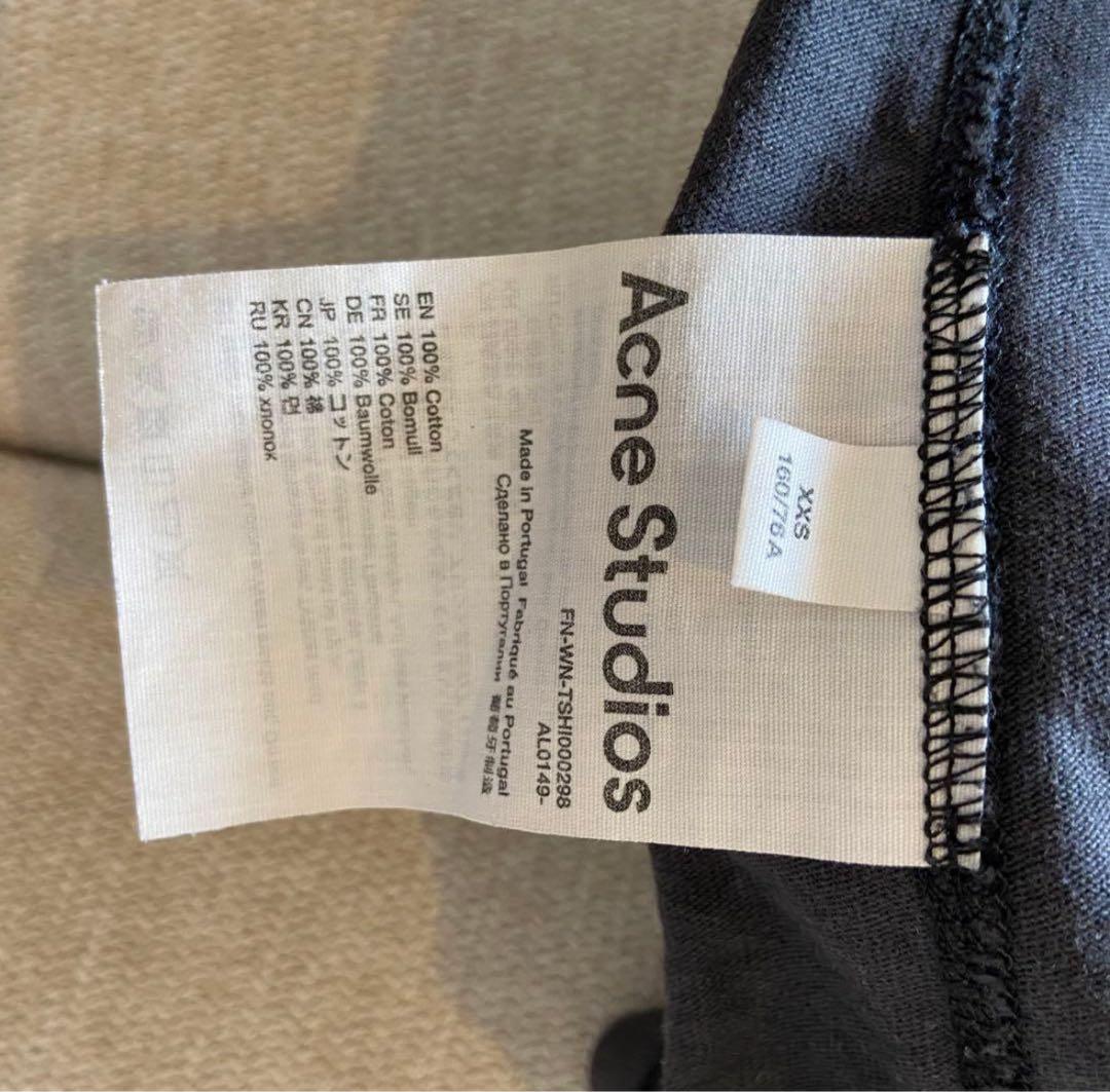 Acne Studios ブラック 半袖Tシャツ