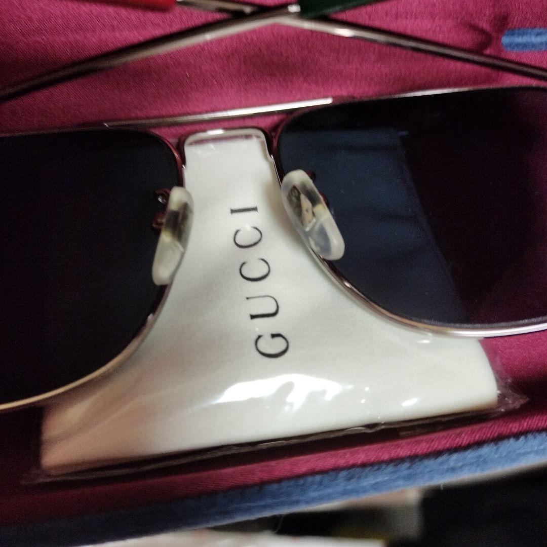 ❖GUCCI❖ シルバー スクエアサングラス ❖売りつくし価格