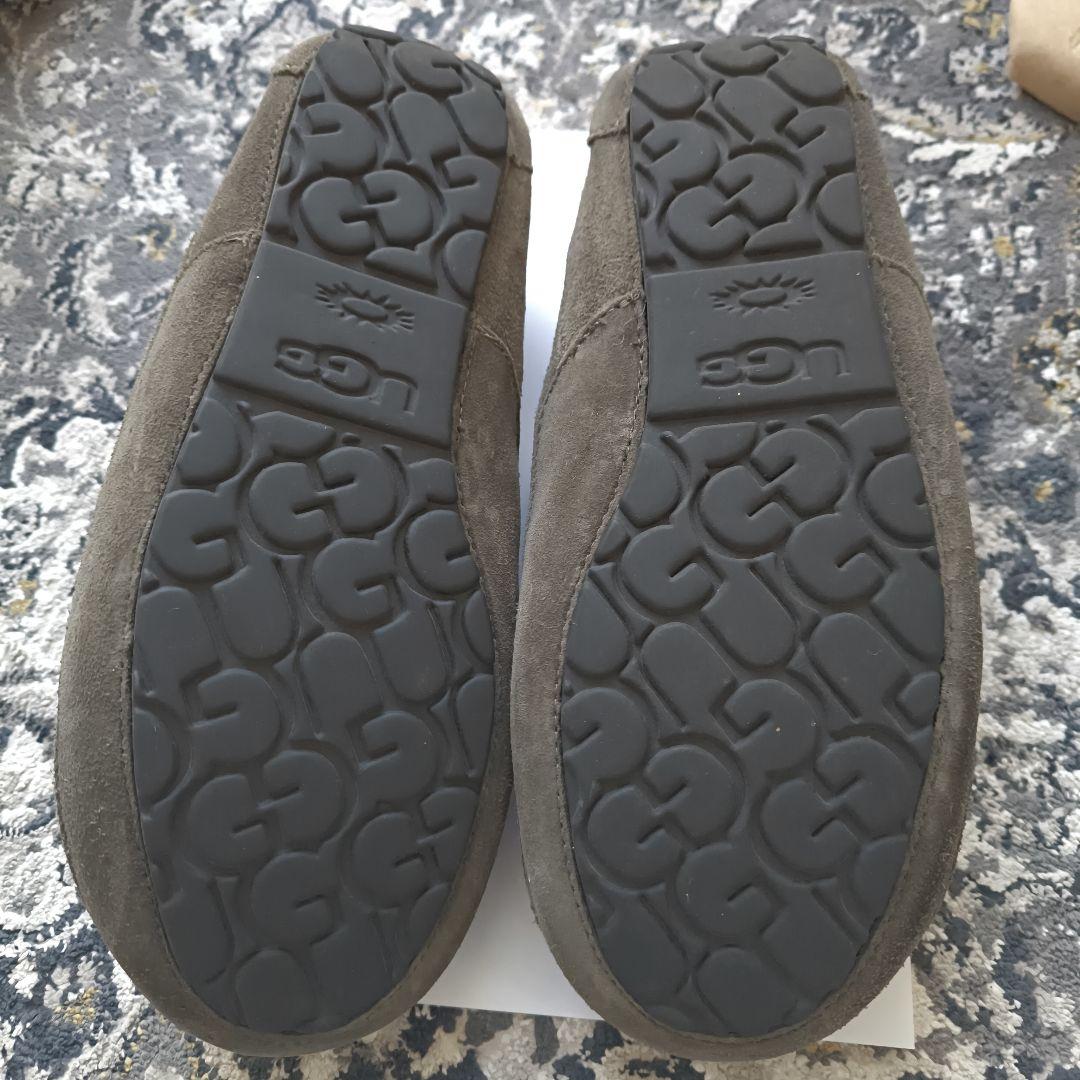 UGG グレー スエード モカシン　アスコット　27センチ　一度使用