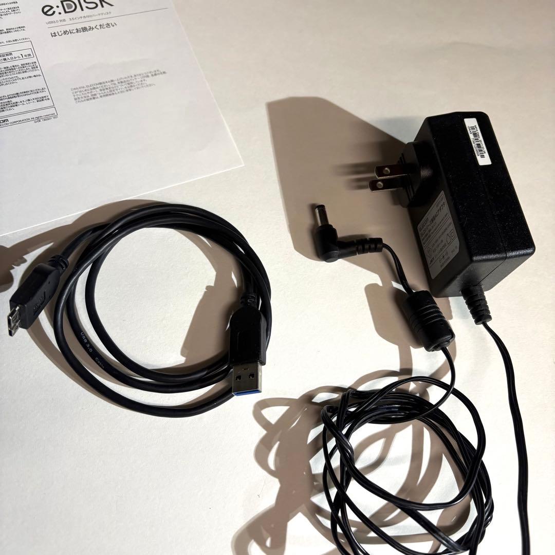 2TBエレコム ELD-CED020UBK USB3.0対応 外付けHDD動作○