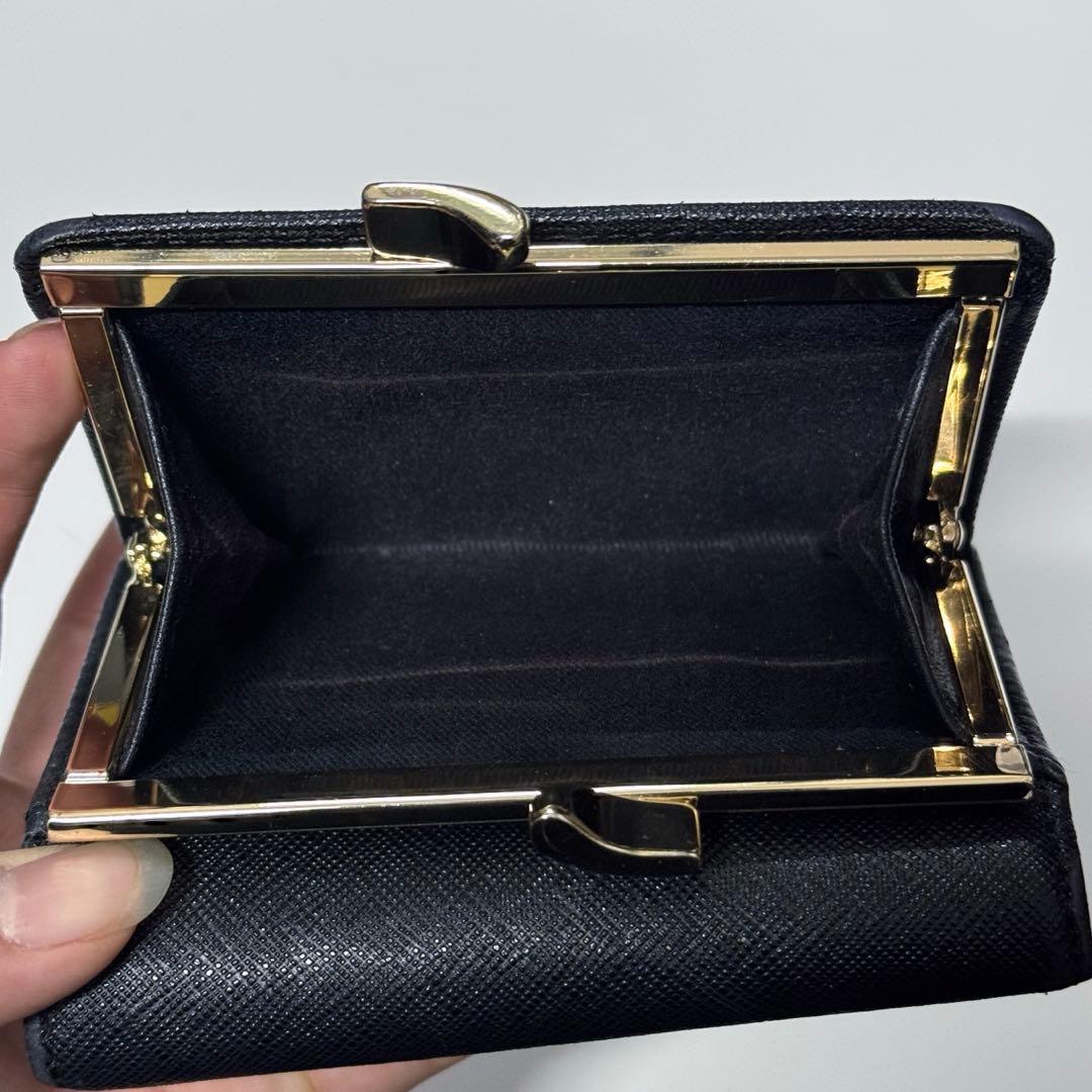 Vivienne Westwood ブラック 三つ折り財布