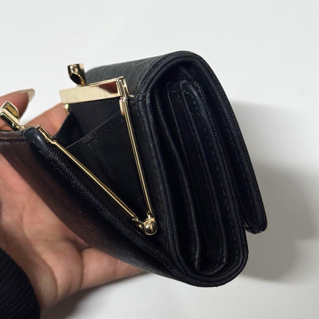 Vivienne Westwood ブラック 三つ折り財布