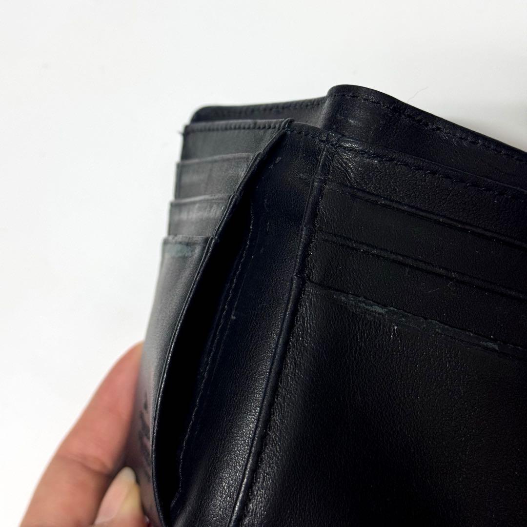 Vivienne Westwood ブラック 三つ折り財布