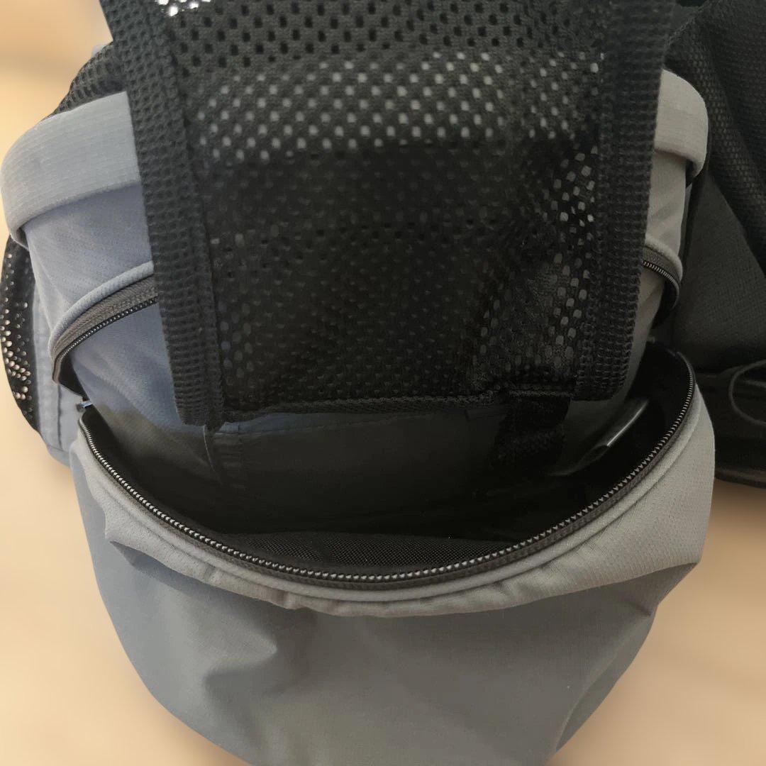 【美品】ポルバン ベーシック ヒップシート　グレー　シングルショルダー付き