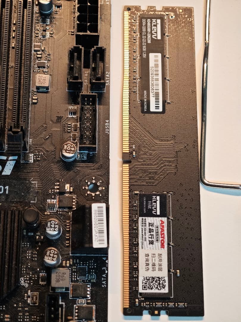 i5 10600kf+MSI Z490M-S01+2*2*8Gbメモリ セット