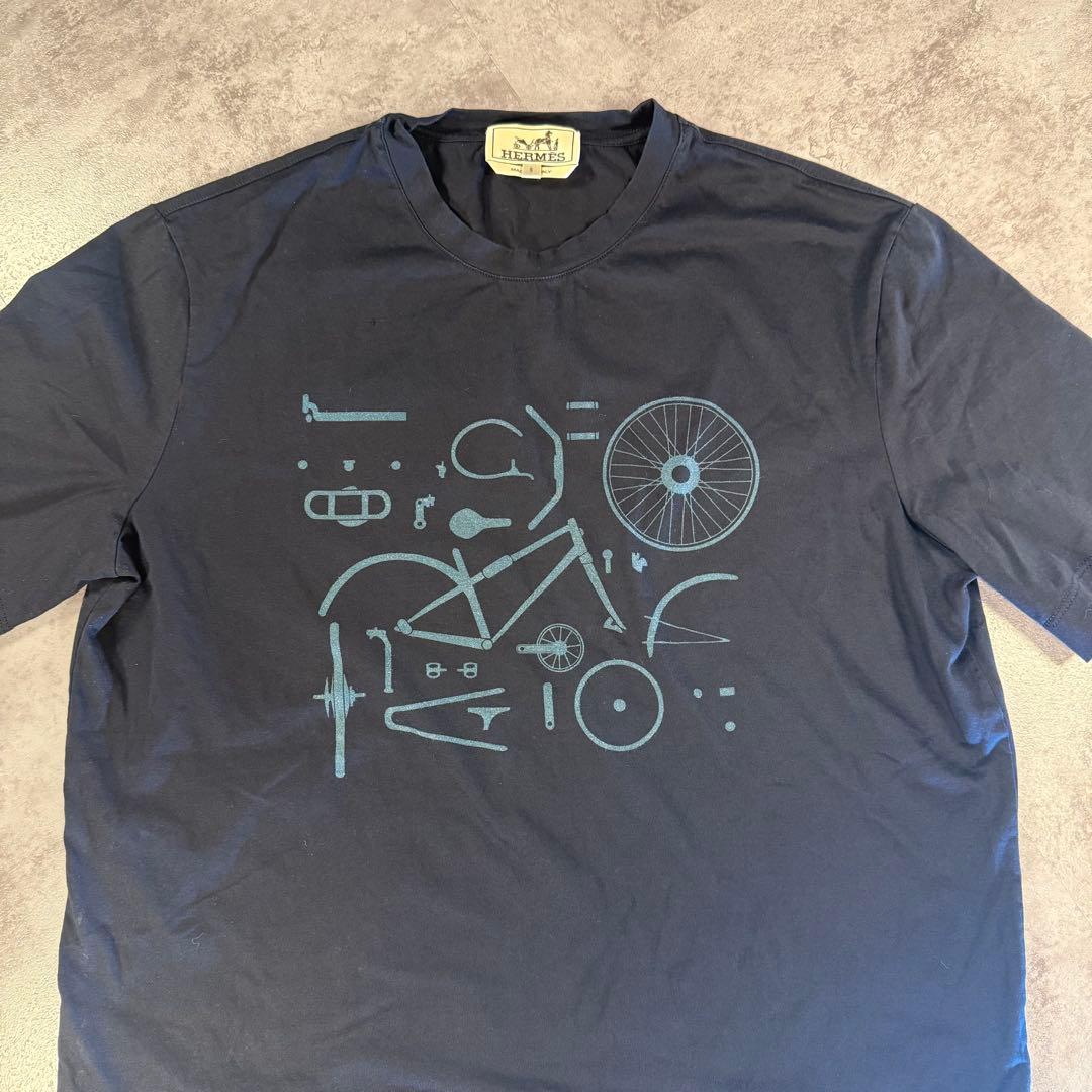 HERMES DISMANTLED BIKE エルメス　Tシャツ　S