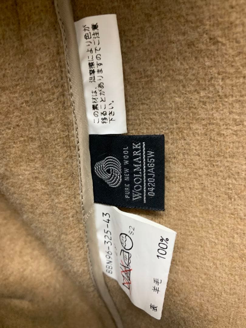 【美品】Burberry ベージュ ダッフルコート　男女兼用　サイズLY