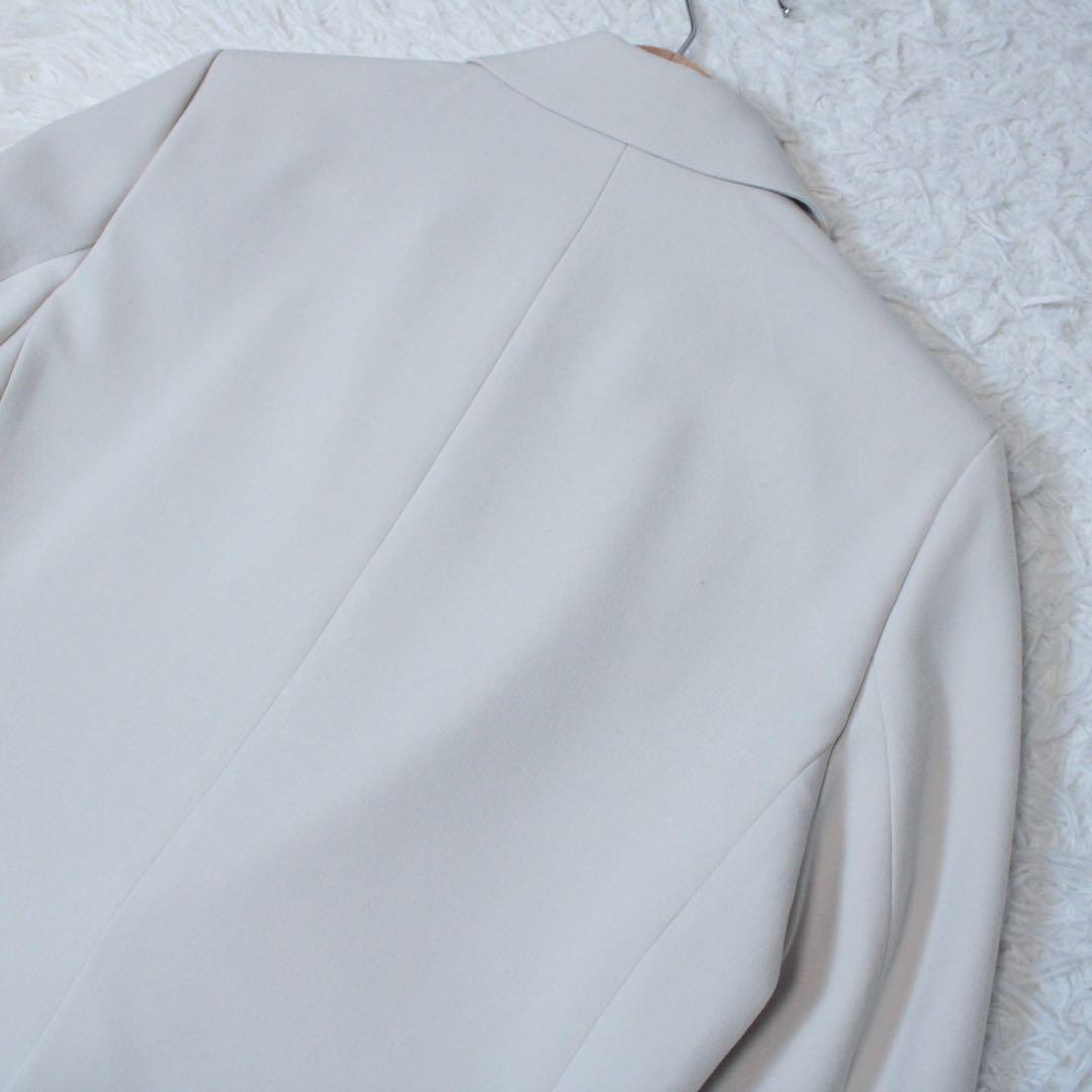新品 24AW Arpege story W釦テーラードジャケット ライトグレー