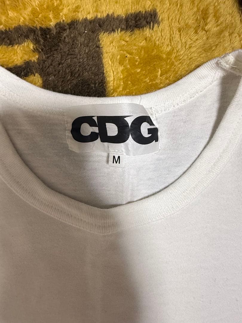 CDG ホワイト Tシャツ M