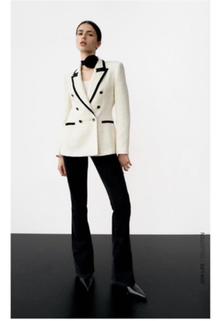 ZARA ツイードジャケット