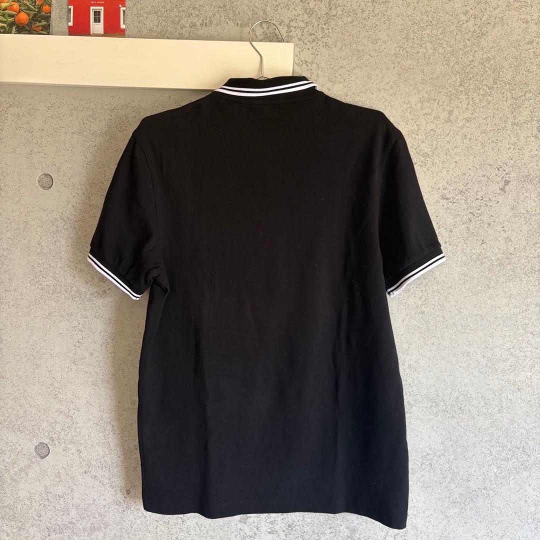 【美品】FRED PERRY ブラック ポロシャツ M