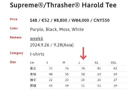 新品定価 Supreme®/Thrasher® Harold Tee