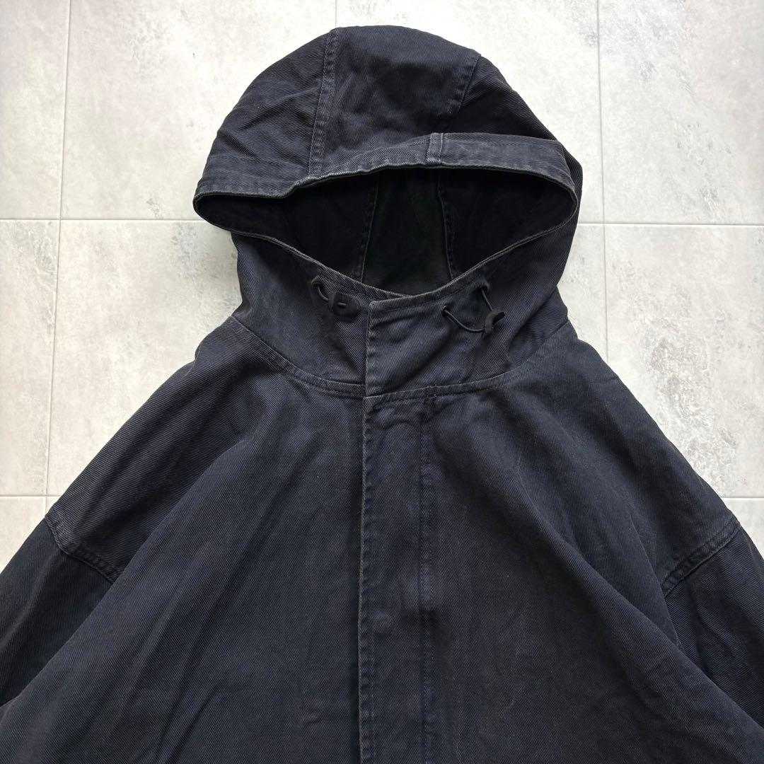 【90s】Ralph Lauren black denim mods coat