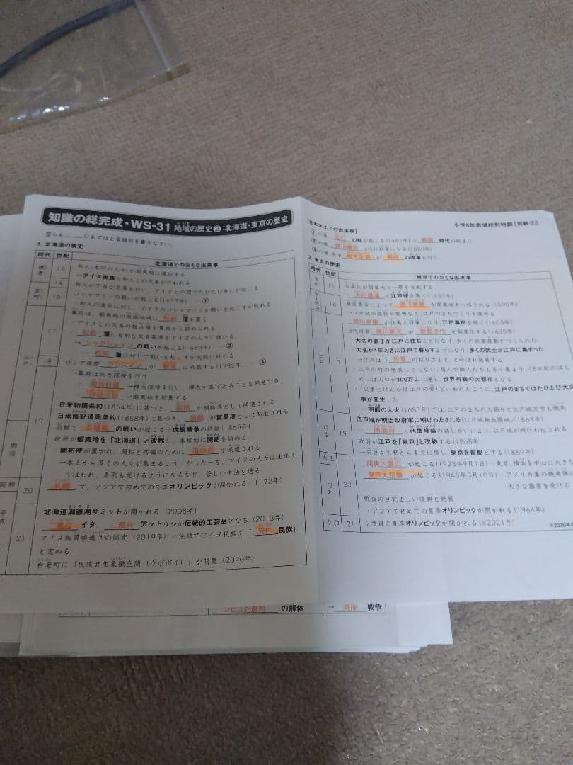 2024 SAPIX ウィークリーサピックス 理科・社会 知識の総完成 赤解答
