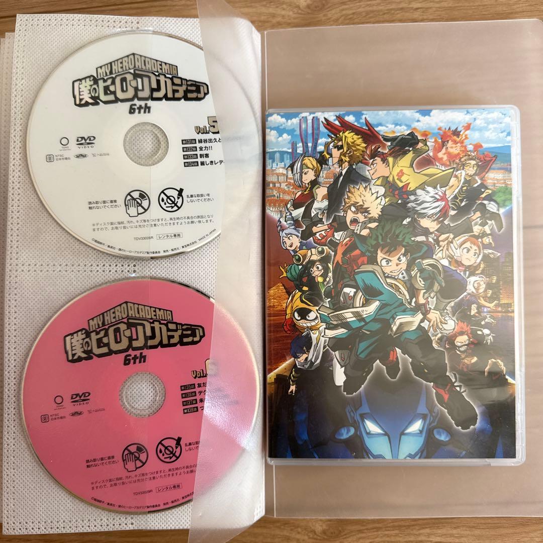 ヒロアカDVD 1期〜6期　劇場版2作