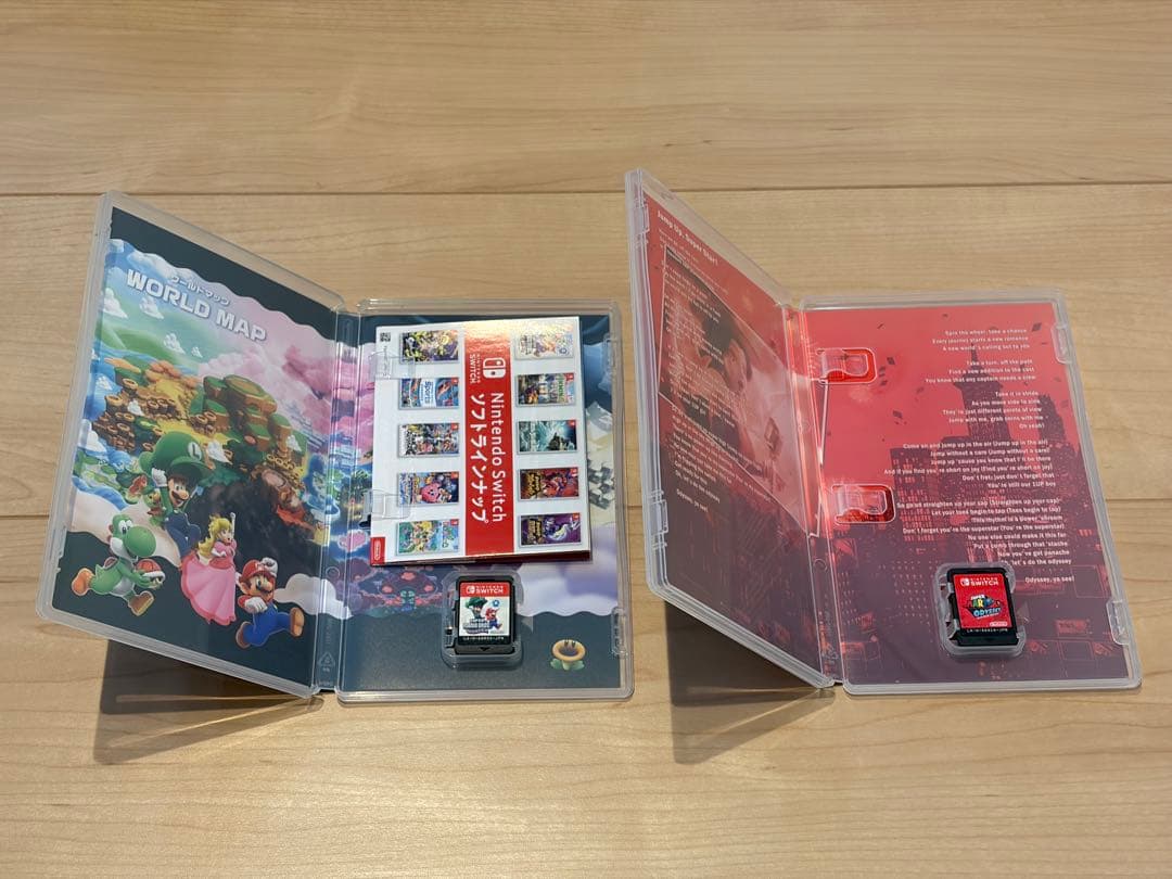 動作確認済 switchソフト マリオワンダー ＆ マリオ オデッセイ２本セット
