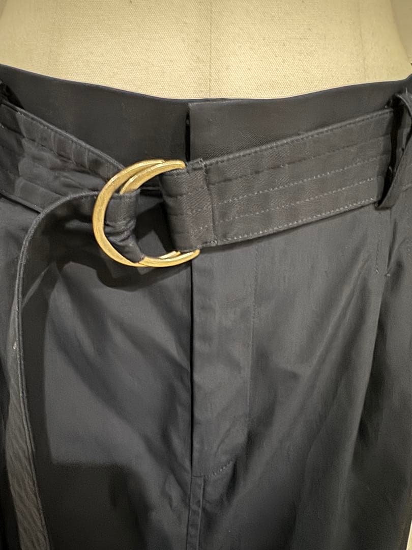journal standard luxe！ネイビー ロングスカート ベルト付き