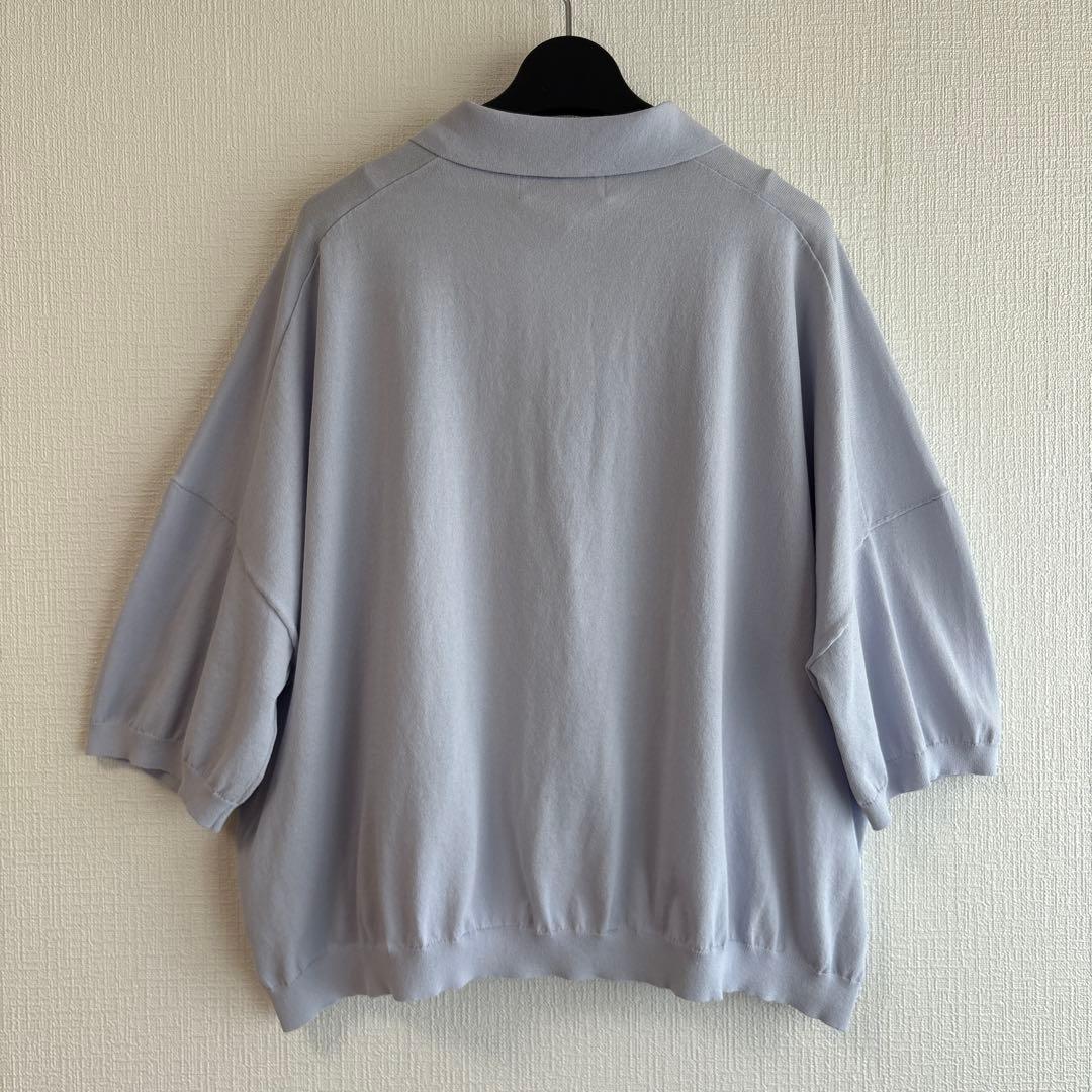 SLOBE IENA スローブイエナ ウォッシャブルニット ポロシャツ