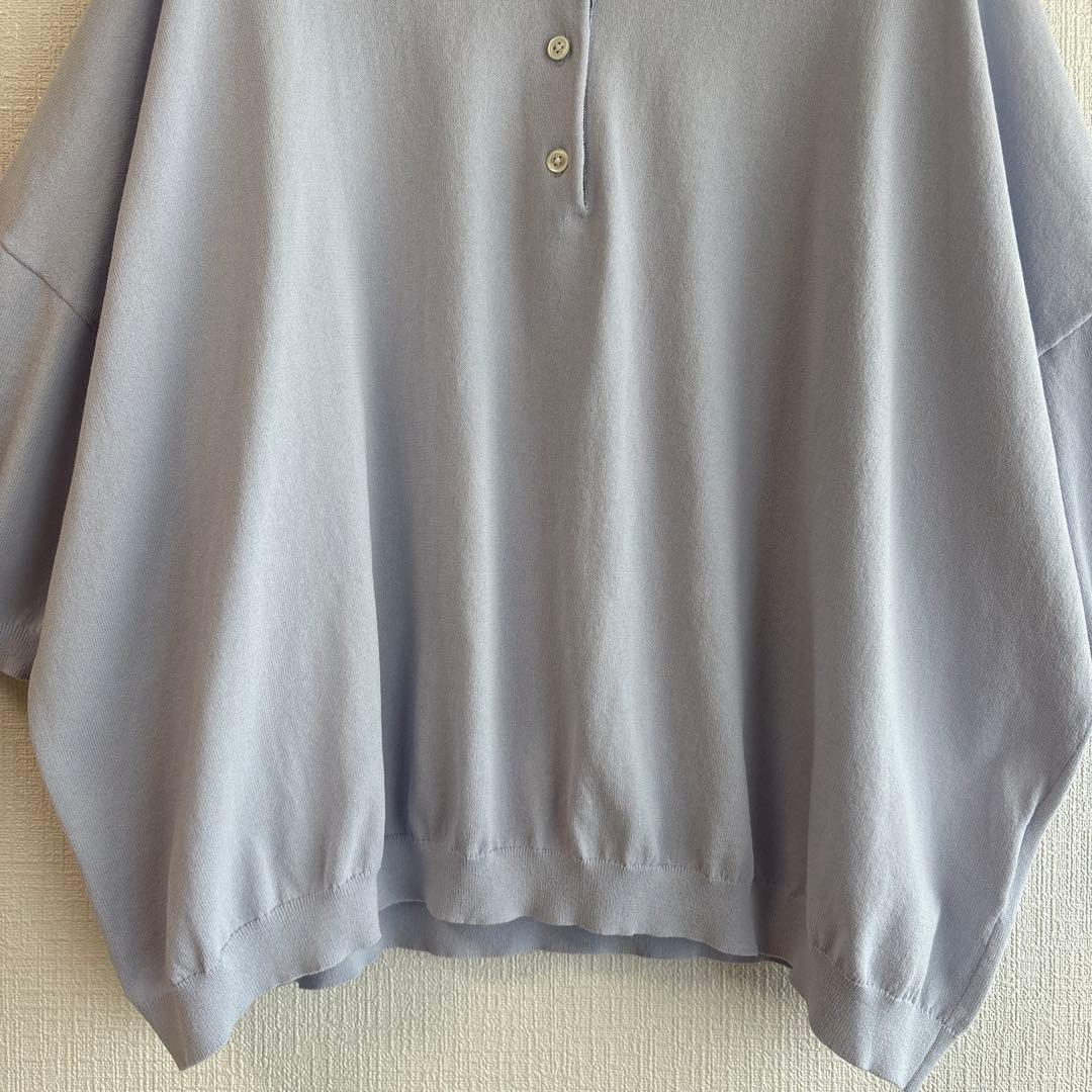 SLOBE IENA スローブイエナ ウォッシャブルニット ポロシャツ