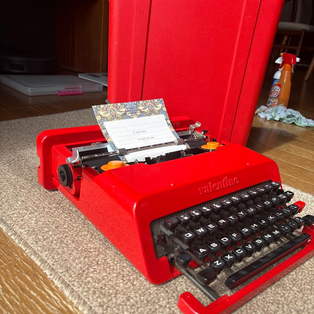 【名作】オリベッティ バレンタイン タイプライター 赤いバケツ olivetti