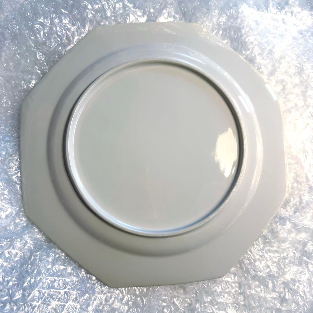 石川隆児 Octogonal Plate White 大皿　オクトゴナルプレート